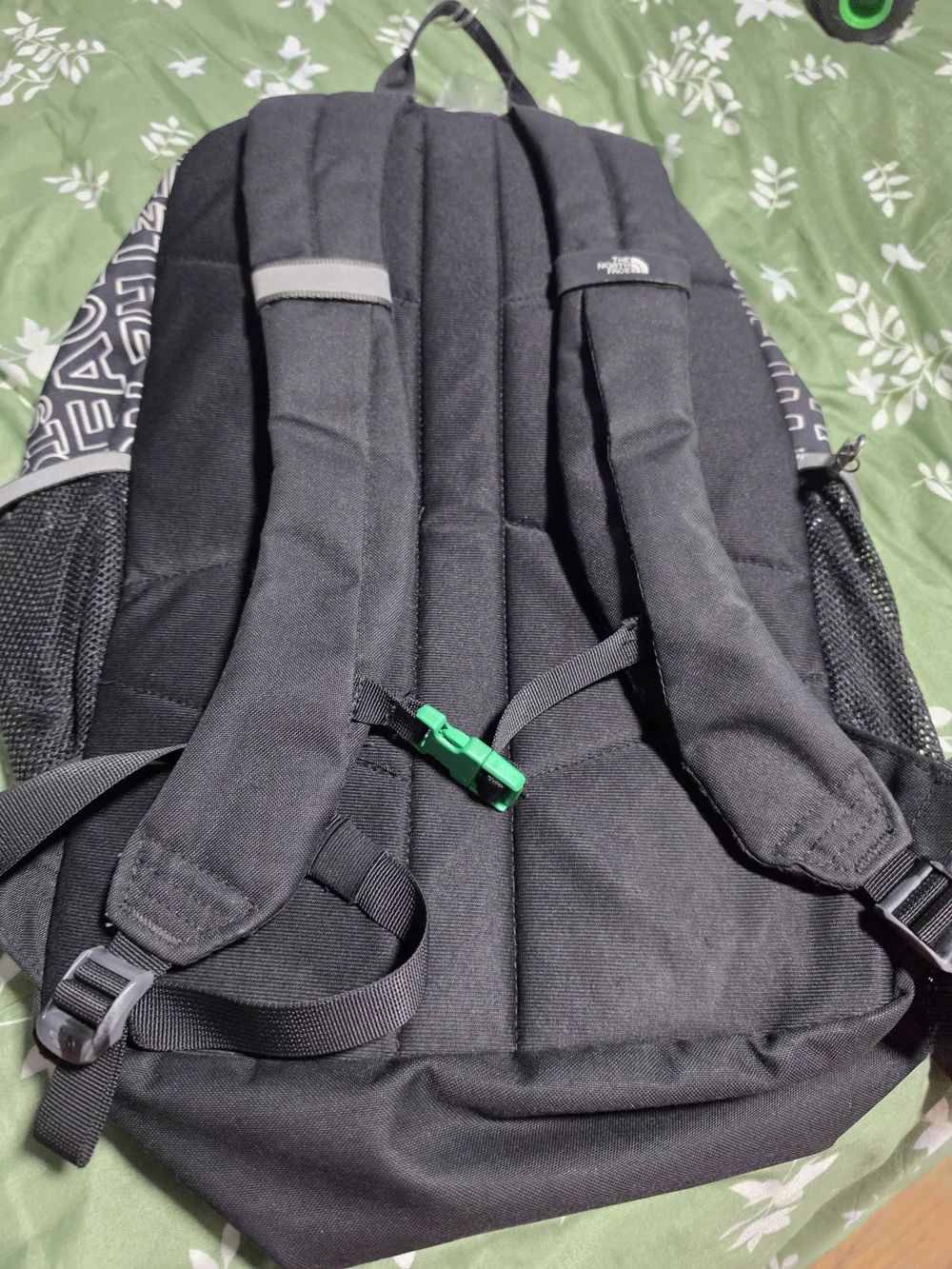 The North Face Black Logo-Print Daypack